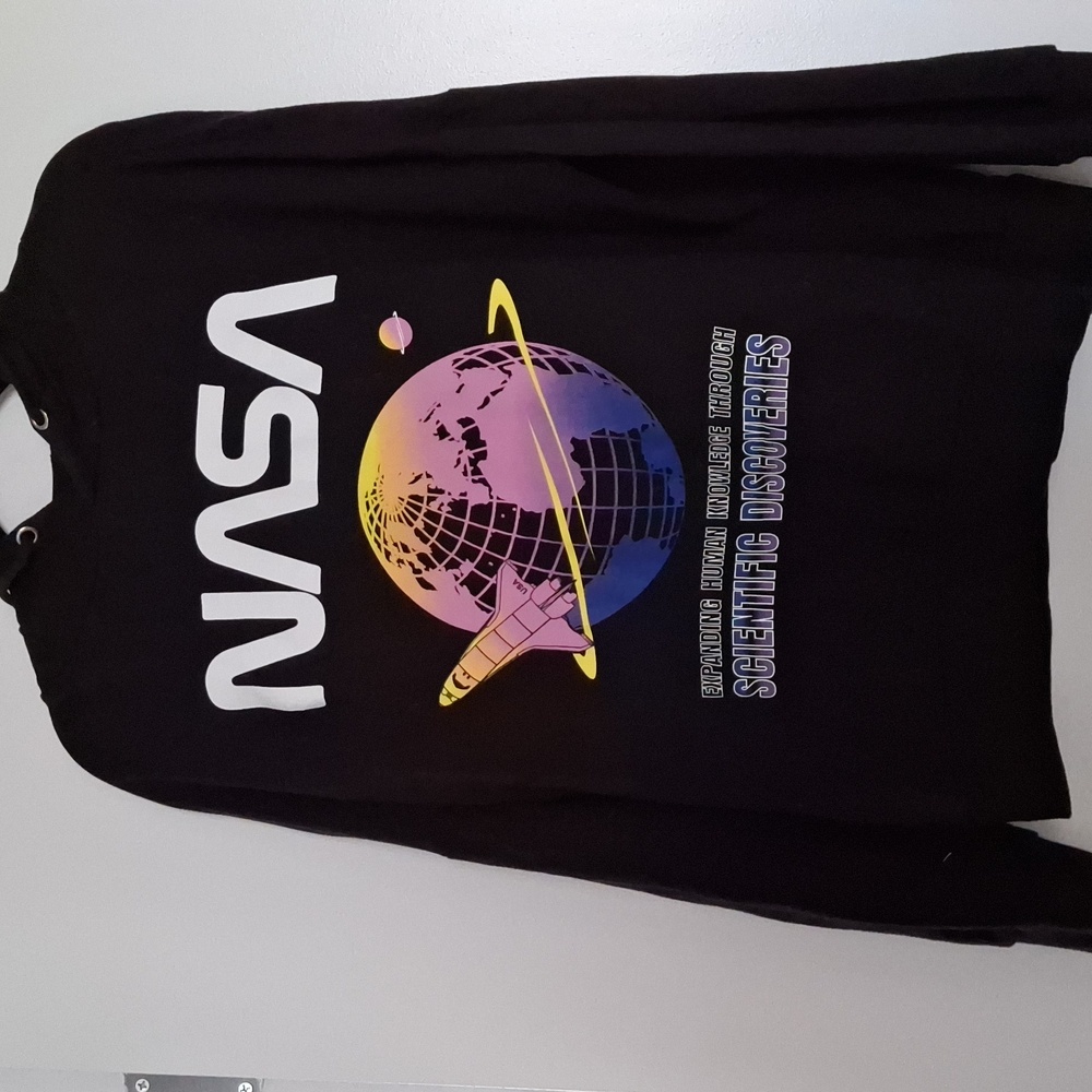 Bright NASA Logo Sweater